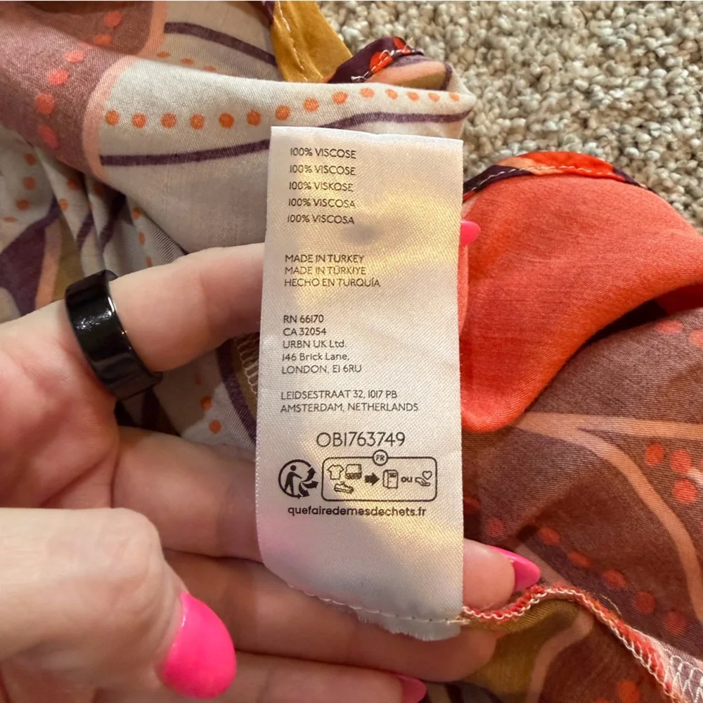 ANTHROPOLOGIE Floral Printed Midi Dress - Picture 6 of 8